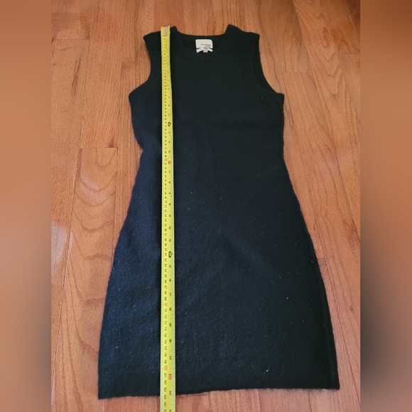 Wilfred Free Classy Timeless Sleeveless Alpaca Italy Wool Blend Sweater Dress XS - Picture 6 of 6